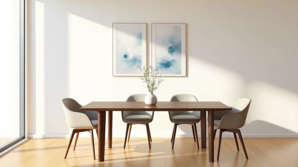 Transformer votre salle à manger avec le minimalisme pour plus de sérénité