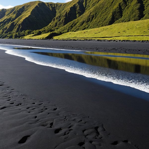 Quelles croisières permettent de découvrir les plages de sable noir en Nouvelle-Zélande?